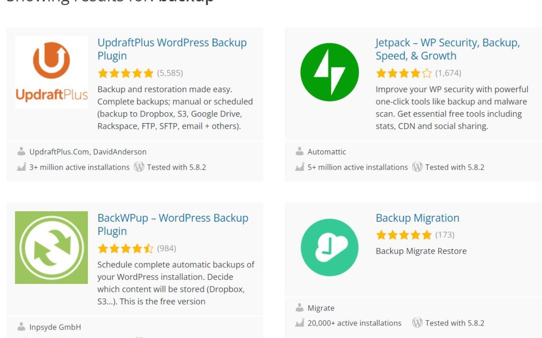 UpdraftPlus vs. BackWPup – Which is the best WordPress backup plugin?
